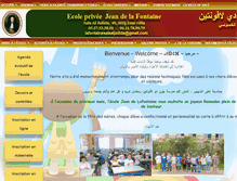 Tablet Screenshot of ecole-lafontaine.com